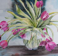 Helen Anne Hillson - Pink Tulips